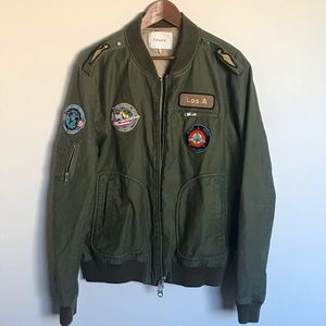Frame Bomber Jacket
